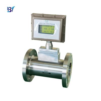 China Propane N2 Nitrogen High Pressure Gas Turbine Flowmeter Turbine Air Flow Meter zu verkaufen