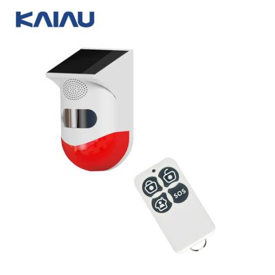 China Outdoor Waterproof IP67 RF Solar Sensor Remote Control Alarm KA-WR05 for sale