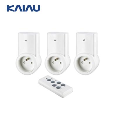 China Residential / Multipurpose French Wireless Controlled RF Radio Remote Control Socket for sale