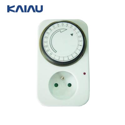 China Germany France 16A 3600W timer switch 24 hours daily programmable mechanical timer for sale