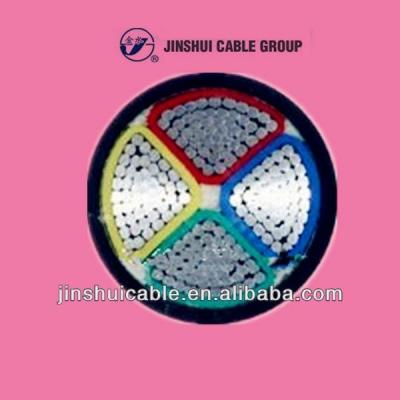 China Power Station PVC Insulated PVC Sheathed Sector Shaped Conductor Aluminum Power Cable 240mm2 for sale