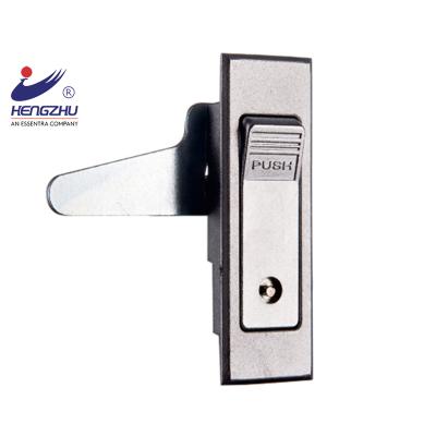 China Hengzhu MS6003Z-2 Electric Cabinet Lock Push Button Cam Railway Flat Zinc Alloy Lock Electric Cabinet Lock for sale