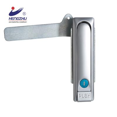 China Hengzhu AB102-1-1 Electric Cabinet Lock Push Button Lock Railway Flat Zinc Alloy Cam Lock for sale