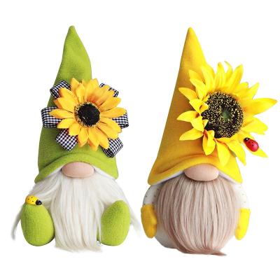 China Modern Wholesale Modern Sunflower Gnomes Day Bee Faceless Cute Fall Doll Ornament For Party Supplies Decorations for sale