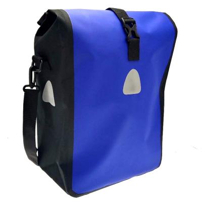 China Waterproof Bicycle Pannier Bag Tarpaulin Bike Bag Bike Travel Waterproof Bag for sale