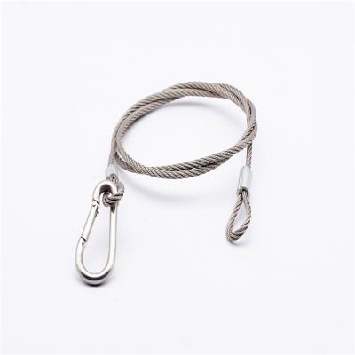 China Good tension and durability galvanized lifting sling with ferrule for heavy lifting operations for sale