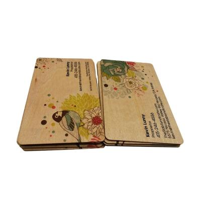 China Europe Wooden Laser Map Business Full Color Printing Small Blank Wooden Gift Certificates for sale