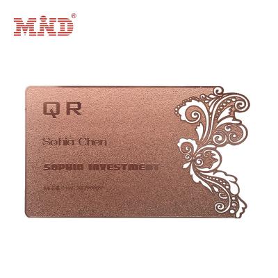 China VIP Printable Stainless Steel Metal Business Card for sale