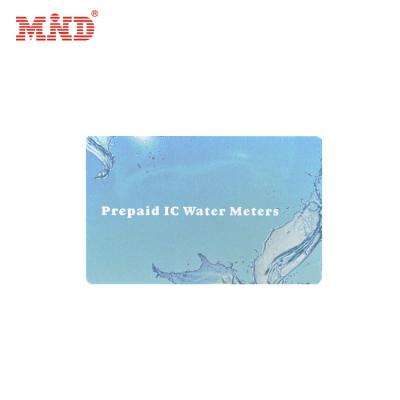 China Customized Waterproof / Waterproof Logo Prepaid Water Meter Smart IC Card for sale