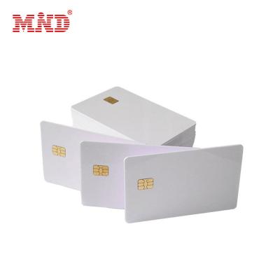 China Waterproof / Waterproof OEM MDC118 Chip Waterproof PVC Contact IC Card sle5542 IC Smart Card Blank for sale