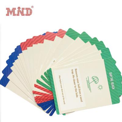 China Restaurant Customized Plastic PVC Playing Card Printing for sale