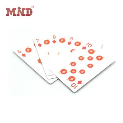 China Restaurant Custom Waterproof Plastic NFC Poker RFID Playing Cards Sale for sale