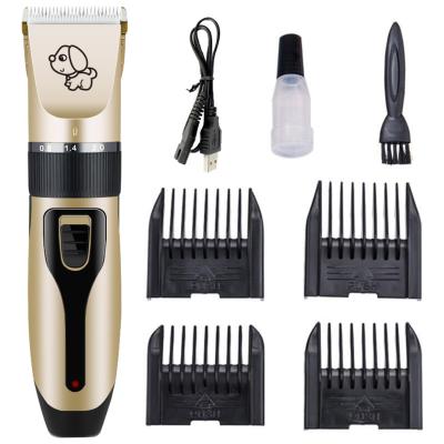 China 2021 Hot Sale Amazon Viable USB Kit Pet Hair Electric Grooming Scissors Filling Clippers For Dog for sale