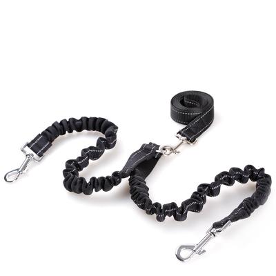 China Nylon Lead Padded Multi-Function Rope Outdoor Running Traction Rope With A Tow And Double-Headed Dog Leashes Rope for sale