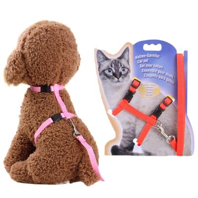 China Cheap Price Padded Nylon Adjustable Dog Harnesses And Leashes for sale