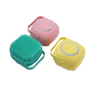 China Soft Cat Shower Gel Grooming Safety Rubber Pet Fur Massage Bath Dog Brush Cheap Wholesale Viable From Factory LOW MOQ for sale