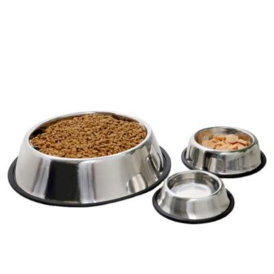 China Sustainable Wholesale Luxury Drinking Stainless Steel Pet Food Bowl For Dog for sale