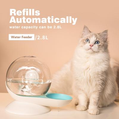 China Wholesale Custom New Design Cat Water Fountain Feeder Pet Automatic Water Dispenser Viable For Cats And Dogs for sale