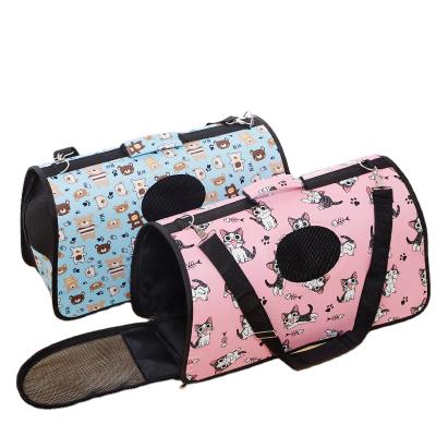 China Amazon Best Selling Cat Hand Bag Folding Pet Portable One-Shoulder Bag Breathable Outdoor Dog Carrier Dog Bag Carrier for sale