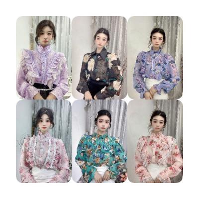 China Custom Autumn Women's Office Spring And Satin Wrapped Silk Shirt Anti-pilling Long for sale