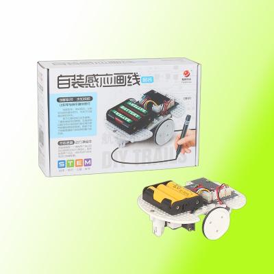 China Double car neutral simple robot induction loop gearbox instrument puzzle assembly toy for primary and middle school students for sale