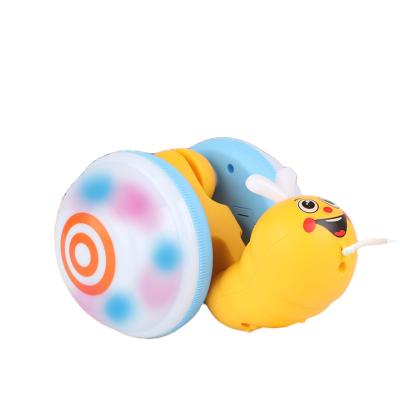 China Hot Sale Cartoon Animal Drag Rope Walk Along Snail Traction Toy with Light and Music 16*10*15cm for sale