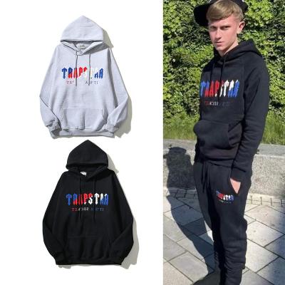 China Waterproof 2022 New Arrival 100% Cotton Street Wear Trapstar London Letter Fear Of God Hoodies For Men And Women Unisex Hoodies for sale