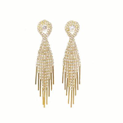 China Environmental Friendly Hot Sale Women's Wear Custom Color Made High Quality Earrings Handmade Jewelry Bridal Gold Plated Beautiful Women Earrings for sale