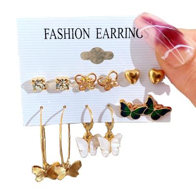 China Environmental Friendly High Quality Handmade Mixed Gold Plated Fashion Jewelry Stainless Steel Earrings For Women Luxury New Style Long Earrings Women for sale