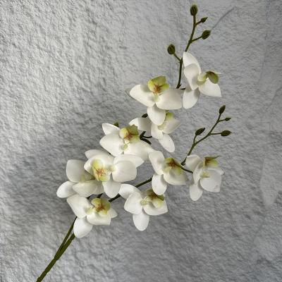 China Beautiful Silk Flowers 10 Heads Artificial Orchid For Home Office Decor Table Centerpiece Wedding Decorations for sale