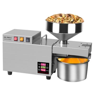 China Hotel Economic Edible Automatic Mustard Machine Press Frying Oil Small Black Peanut Seed and Efficient Oil Pressers Home Use for sale