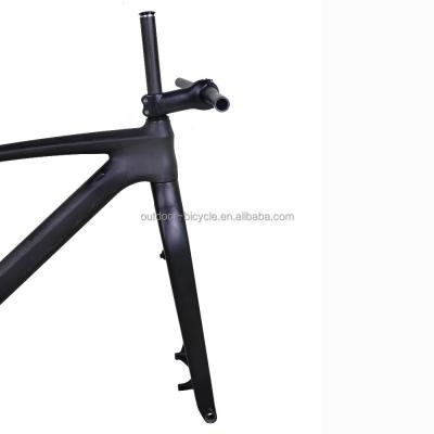 China QR And Thru Axle Compatible Chinese Lightweight Mountain Bike Frames 29er Hardtail MTB Carbon Bicycle Frame M01 for sale