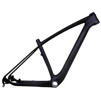 China QR and thru axle factory price Baolijia china 29er carbon mountain bike compatible frame M01 for sale