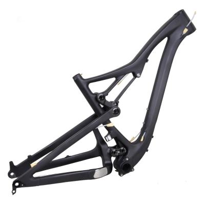 China Mountain Bikes All Mountain Full Suspension Carbon Mountain Bike Frame 27.5 for sale