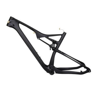 China For By New Axle Baolijia Boost Plus 27.5 M06 frameset BB 92 suspension mountain carbon mtb frame for sale