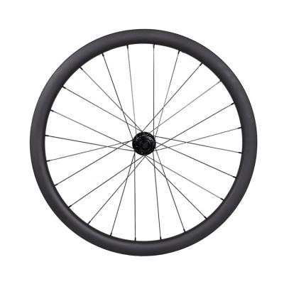 China Without Spoke Holes On Rim Bed Novatec Toray Carbon Wheels 700C Tubeless Compatible Anvil for sale