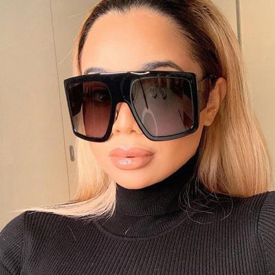 China Fashion Sunglasses Fashion Newcomers Luxury Brand Eyewear Rimless Oversized Brown Sunglasses Women Retro Sunglasses for sale