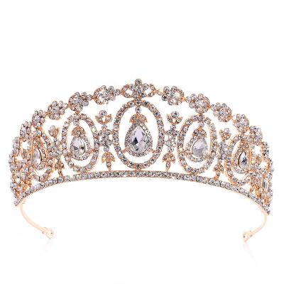 China Noble ALLOY Diamond Crown For Women Hair Accessories Party Use for sale