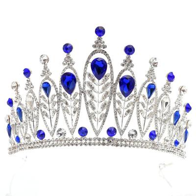 China ALLOY Good Quality Diamond Crown Women Hair Accessories Fashion Show Party Decoration for sale