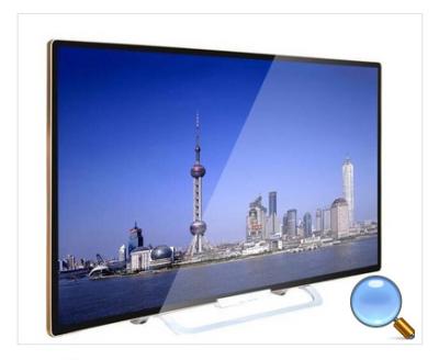 China 58 Inch Flat Screen LCD TV Full Hd Televisions With USB HDMI VGA For Hospital School for sale