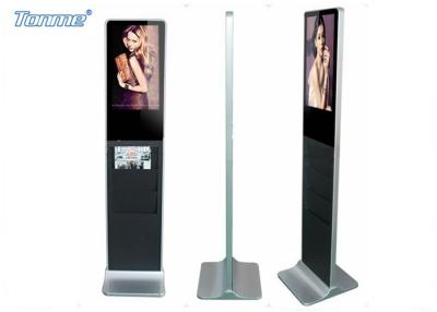 China Full Function Bookshelf LCD Screen Advertising Floor Standing For Airport / Supermarket for sale