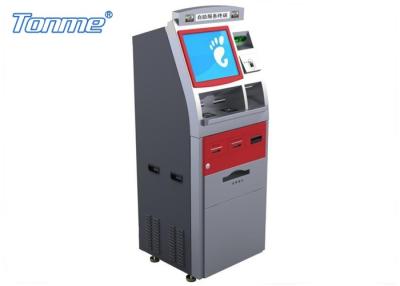 China Hospital Bank Interactive Touch Screen Kiosk , Multi Function Self Service Terminal for sale