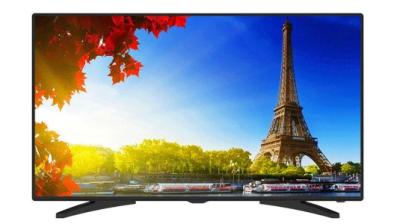 China 43 inch HD LCD TV Flat Screen TV with DVD for Supermarket / Hotel / Restaurants for sale