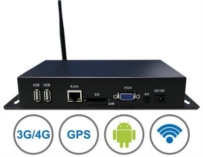 中国 完全な HD1080P デジタルの表記のメディア プレイヤー サポート アンドロイド 4.4 WiFi/3G/4G/LAN 販売のため