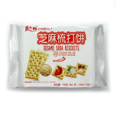 China Natural sesame soda crackers for sale