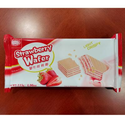 China JIASHILI Natural Wafer Cookie with Strawberry Cream Filling Hot Sale Snack (Strawberry Wafer Cookie) for sale