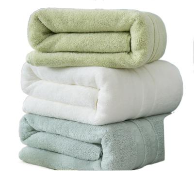 China Customizable Pure Cotton Bath Towel Quick-Drying Spa Soft Thickened Adult Towels Safe Customizable For Kids for sale