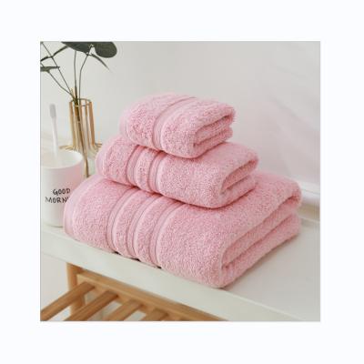 China Hot sale 28s long-staple QUICK DRY cotton warm sale bath towel hotel home terry towel set for sale