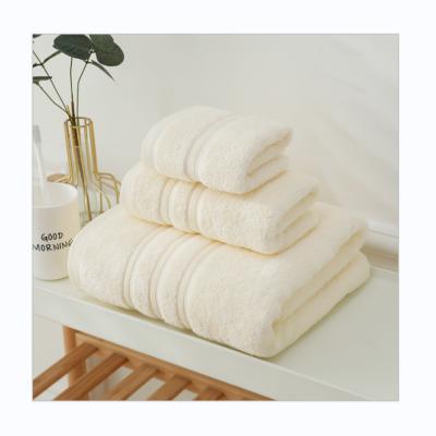 China Long-staple 28s QUICK DRY high quality cotton face towel hotel home towel absorbent sets for sale