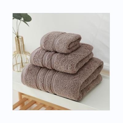 China Good Quality 28s Long-staple QUICK DRY Cotton Absorbent Square Towel Hotel Home Towel Set for sale